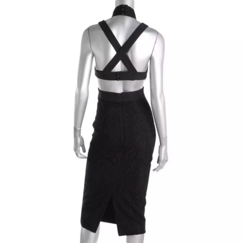 EUC “LBD” designer LACE :) midi dress w/ cutouts - Picture 3 of 3